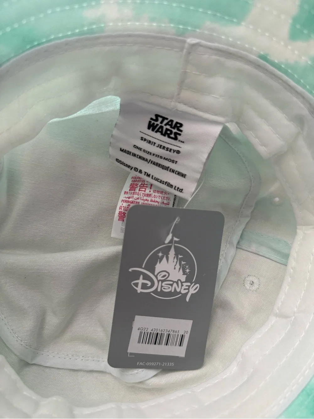 Star Wars Kids' Tie-Dye Bucket Hat - Choose Your Path (Mint)